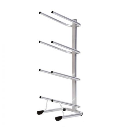 Стеллаж для воды Бридж-4 на 4 тары алюминий 370x450x1140 мм