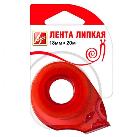 Диспенсер для канцелярской ленты Луч с лентой 18мм х 20м 18С1228-08 Диспенсер для канцелярской ленты Луч с лентой 18мм х 20м 18С1228-08