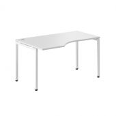 Стол эргономичный XSCET 149(L) Белый/Белый 1400х900х750 XTEN-S