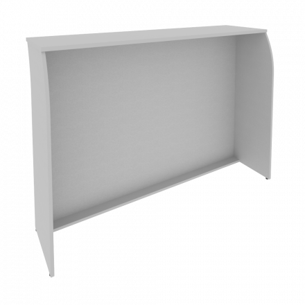 Riva Стойка ресепшн А.РС-4 Серый 1644*506*1150 Riva Стойка ресепшн А.РС-4 Серый 1644*506*1150