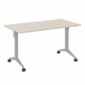 X-Pull Стол складной мобильный X.M-3.7 Денвер светлый/Серый металл 1380*720*753 X-Pull Стол складной мобильный X.M-3.7 Денвер светлый/Серый металл 1380*720*753