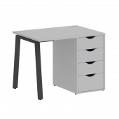 Home Office Стол письменный VR.SP-3-98.4.A Серый/Антрацит металл 980*720*750 Home Office Стол письменный VR.SP-3-98.4.A Серый/Антрацит металл 980*720*750