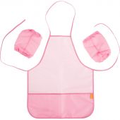 Фартук для труда №1School Светлорозовый 390x490, 2кармана, нарукав.,ФН 65 Фартук для труда №1School Светлорозовый 390x490, 2кармана, нарукав.,ФН 65