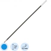 Стержень шариковый Attache синий 143 мм (толщина линии 0.5 мм) Стержень шариковый Attache синий 143 мм (толщина линии 0.5 мм)