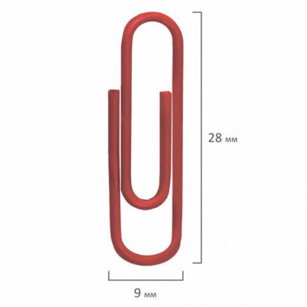 Скрепки STAFF 28 мм, цветные, 70 штук, 271708 Скрепки STAFF 28 мм, цветные, 70 штук, 271708