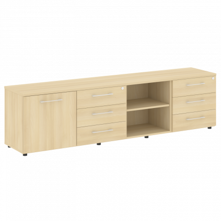 Yalta Тумба модульная LT.TS-4.1 (R) Акация 2188*450*580 Yalta Тумба модульная LT.TS-4.1 (R) Акация 2188*450*580