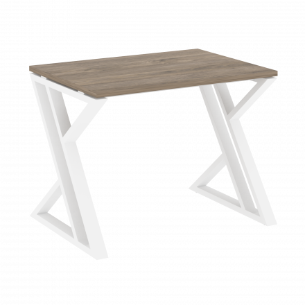 Loft Стол рабочий VR.L-SRZ-1.7 Тиквуд тёмный/Белый металл 980*720*750