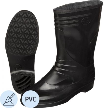 Сапоги женские цв.черный мод 102 У (р.37) ПВХ утепленные