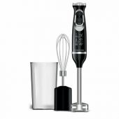Блендер погружной BRAYER BR1241, 800 Вт, 2 скорости, 2 насадки, стакан, черный Блендер погружной BRAYER BR1241, 800 Вт, 2 скорости, 2 насадки, стакан, черный