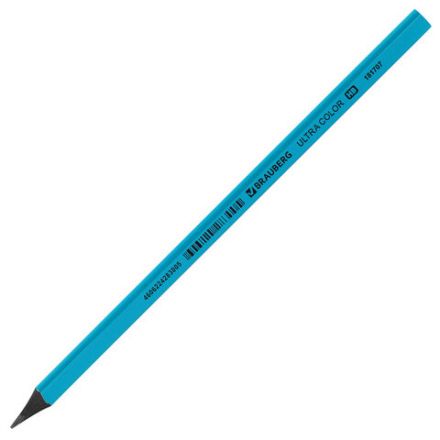 Карандаш чернографитный BRAUBERG "ULTRA COLOR", 1 шт., HB, пластиковый, 181707