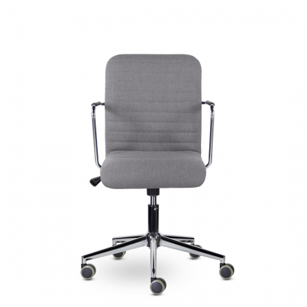 Кресло Честер GTР TG хром Ср Moderno 02 (Серый)