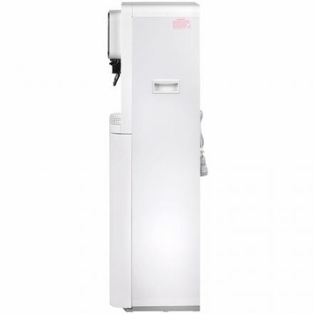 Кулер для воды SONNEN FSE-02BW, напольный, нагрев/охлаждение, НИЖНЯЯ ЗАГРУЗКА, 2 крана, белый, 456170