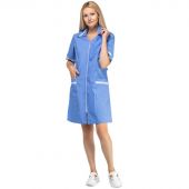 Халат для медицинского персонала м09-ХЛ серо-голуб (р.44-46) 170-176