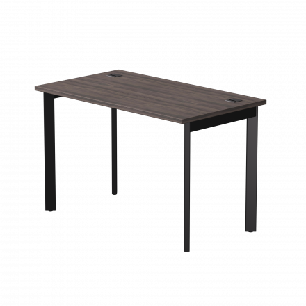 Стол прямой Everprof EVO на металлокаркасе 1180х670х755 мм опоры 45гр Дуб Пасадена/Черный