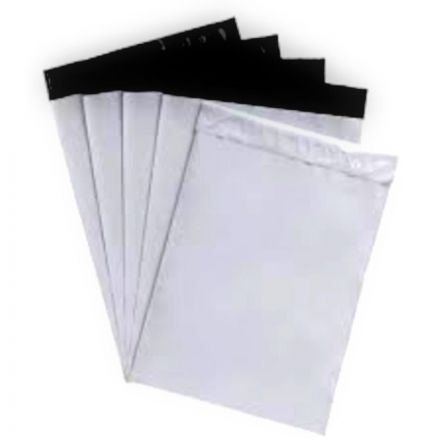 Курьер-пакет ПВД, без КСД, размер 400x500+40, 45 мкм, 25 шт/уп