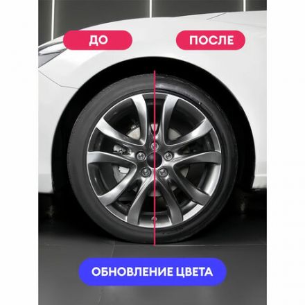 Полироль-очиститель для шин и резины, 600 мл, GRASS BLACK RUBBER, триггер, 110384