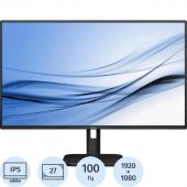 Монитор 27 PHILIPS 27E1N1200A/00(01) Black (IPS, FHD, 100Hz,HDMI 1.4, DP)
