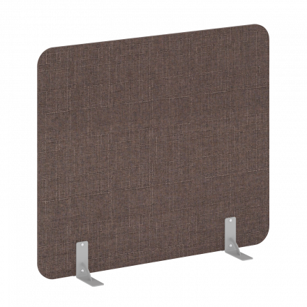 R-line soft Перегородки на металлических опорах на фетровых подпятниках AP.F-140-120 Romeo 04/Серый металл 1400*18*1200