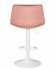 Стул барный DOBRIN TAILOR WHITE, пудрово-розовый велюр (MJ9-32)