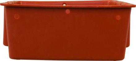 Ящик сырково-творожный 502х332х150 синий с крышкой