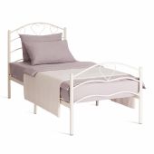 Кровать ROXIE, 90*200 см (Single bed), белый (White)