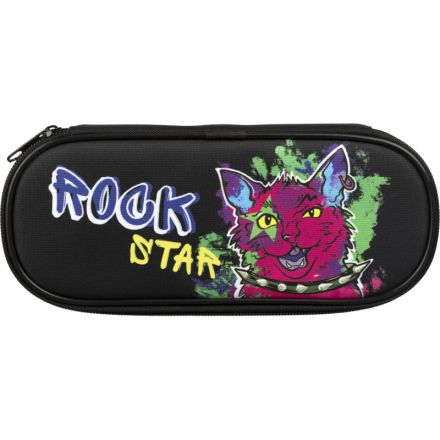 Пенал Комус Класс Rock Star , ткань, 220х90х50 мм, ПМК 37-20 Пенал Комус Класс Rock Star , ткань, 220х90х50 мм, ПМК 37-20