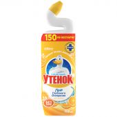 Средство для туалета Туалетный утенок "Цитрусовый", гель глубокого очищения, без хлора, 900мл