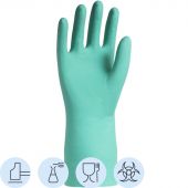 Перчатки защитные нитрил Lakeland Nitrosol EN15F цв.зеленый р.10 Перчатки защитные нитрил Lakeland Nitrosol EN15F цв.зеленый р.10