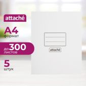 Скоросшиватель картонный 30мм белый 5шт/уп