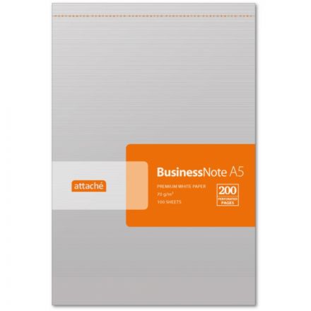 Блокнот Attache Микроперфорация А5 100 листов серебристый в клетку на склейке (143х212 мм)