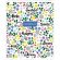 Тетрадь А5, 48 л., HATBER-ECO скоба, офсет №2 ЭКОНОМ, клетка, обложка мелованная бумага, "Паттерн", 48Т5D1