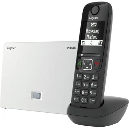Телефон IP Gigaset AS690IP Base Rus черный (S30852-H3124-R101)