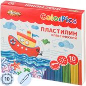 Пластилин №1 School ColorPics набор 10цв 200г со стеком