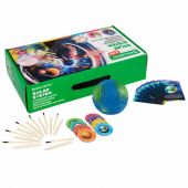 Набор для раскопок "Сокровища Солнечной системы", 8 планет, карточки, инструменты BRAUBERG KIDS, 665131
