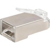 Вилка Cablexpert RJ-45 (8P8C) PLUG5SP кат5e экр, 30 микрон, (100 шт.), пак Вилка Cablexpert RJ-45 (8P8C) PLUG5SP кат5e экр, 30 микрон, (100 шт.), пак
