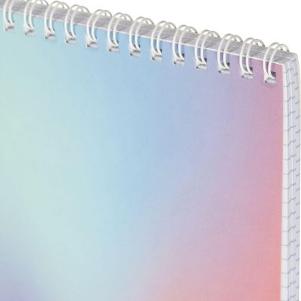 Блокнот А5 80л Attache Яркий Градиент №3 клетка, греб, картон, софттач-лак Блокнот А5 80л Attache Яркий Градиент №3 клетка, греб, картон, софттач-лак