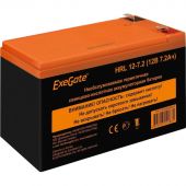 Батарея для ИБП ExeGate HRL 12-7.2 (12V 7.2Ah, 1227W, клеммы F2) Батарея для ИБП ExeGate HRL 12-7.2 (12V 7.2Ah, 1227W, клеммы F2)