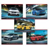 Альбом для рисования, А4, 24 листа, обложка офсет, HATBER ECO, 205х290 мм, "Мотошоу", 004055, 24А4C