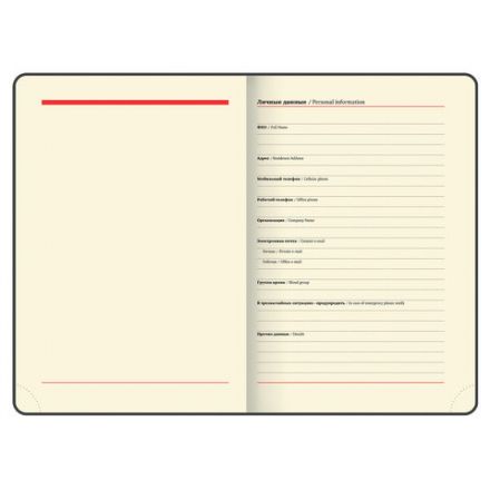 Ежедневник недатированный А5 138х213 мм BRAUBERG "Cayman" под кожу, 160 л., коричневый/коричневый, 125084