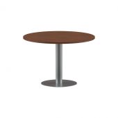 Конференц стол ПРГ-100 Орех Французский/Алюминий D1000х750