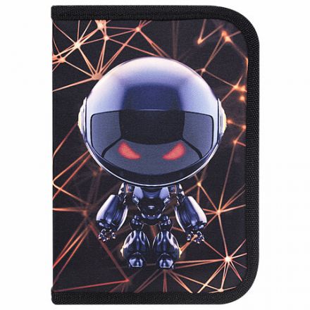 Пенал BRAUBERG, 1 отделение, 2 откидные планки, полиэстер, 21х14 см, "UFO", 271516 Пенал BRAUBERG, 1 отделение, 2 откидные планки, полиэстер, 21х14 см, "UFO", 271516