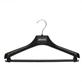 Вешалка-плечики VP_анатомическая Attache С039,пласт,черн,съем.перекл р44-46