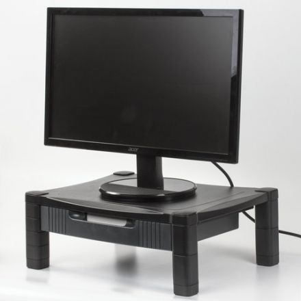 Подставка для принтера или монитора BRAUBERG, с 1 полкой и 1 ящиком, 430х340х164 мм, 510189 Подставка для принтера или монитора BRAUBERG, с 1 полкой и 1 ящиком, 430х340х164 мм, 510189