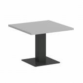 Home Office Стол журнальный квадратный VR.SP-5-60.2G Серый/Антрацит металл 600*600*450