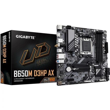 Материнская плата GIGABYTE B650M D3HP AX, AM5, B650, 4xDDR5 mATX