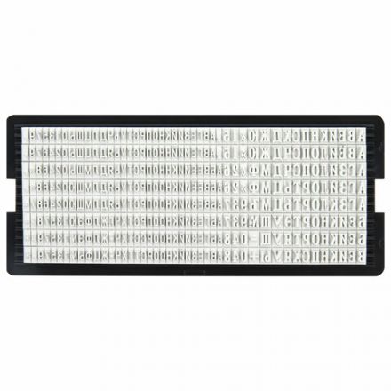 Штамп самонаборный 3-стр, 38х14 мм, синий, TRODAT 4911P4/DB, корпус СЕРЫЙ, КАССА В КОМПЛЕКТЕ, 43214