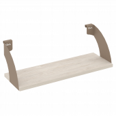 Навесные полки. Кронштейны+ЛДСП полка 600мм MAN-41-6 Денвер светлый/Мокко металл 600*220*200 Навесные полки. Кронштейны+ЛДСП полка 600мм MAN-41-6 Денвер светлый/Мокко металл 600*220*200