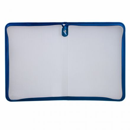 Папка для документов и тетрадей на молнии пластиковая BRAUBERG А4, 320х230 мм, прозрачная, 271713