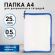 Папка для документов и тетрадей на молнии пластиковая BRAUBERG А4, 320х230 мм, прозрачная, 271713