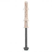 Дюбель фасадный ПАРТНЕР РТ 10х80 c шурупом MG (200 шт/уп) (ФАС 77970 20035)